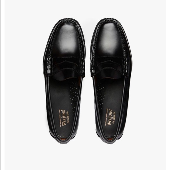G.H. Bass & Co. Black Leather Loafers